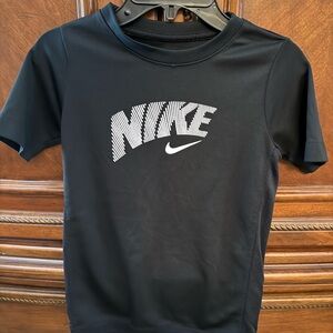 Boys Nike Black Dri-FIT Tee - Size Small